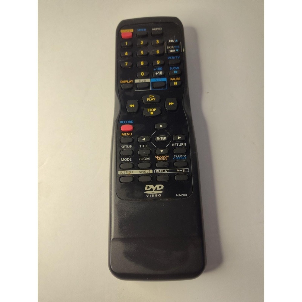 Sylvania Symphonic NA200 DVD VCR Remote for DVC850C DVC800C WF802 Tested